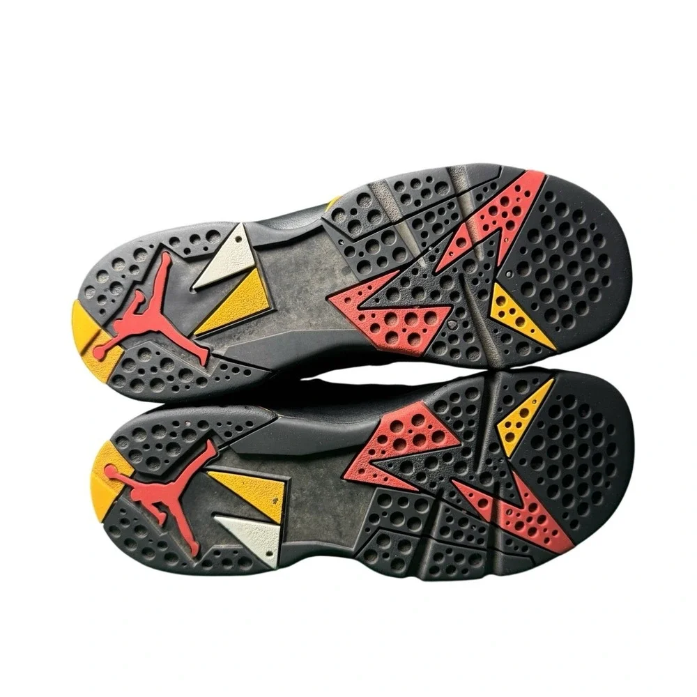Air Jordan 7 Retro‎ Citrus Black DQ6040-081 Kids GS Size 5Y Sneakers